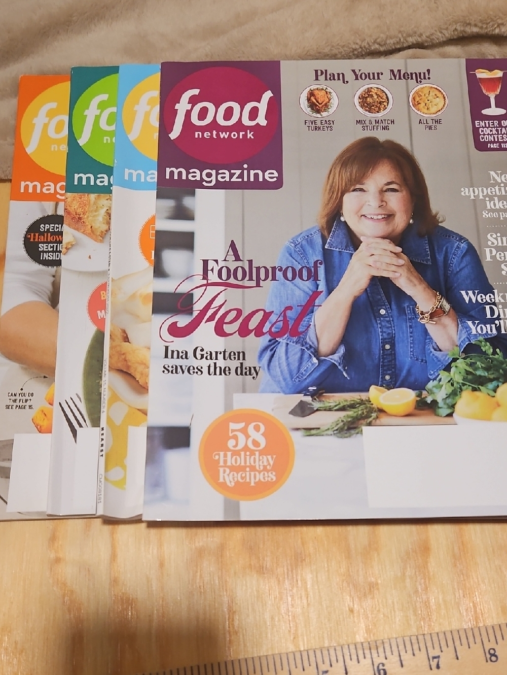 Food Network Magazine Lot Of 4